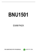 BNU1501 EXAM PACK 2023
