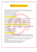 HESI Exit Exam 1