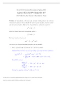 ECON 444 Homework 7 Problem Set 7 Answers (Penn State University) |GRADED A