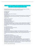 NBRC TMC&sol;CRT&sol;RRT EXAM REVIEW TEST BANK-with 100&percnt; verified solutions-2023-2024