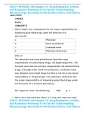 2023&excl;&excl;&excl; NURSING 108 Chapter 01&colon; Drug Regulation&comma; Actions&comma; and Responses Workman & LA Charity&colon; Understanding Pharmacology&colon; Essentials for Medication Safety&comma; 2nd Edition 