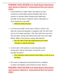 NURSING 3345 OB HESI test bank Exam Questions and Answers Rated A&plus; Guaranteed Success Latest 2023