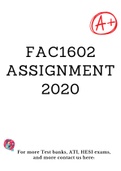 FAC1602 Assignment 2020