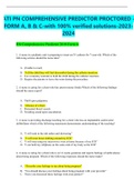 ATI PN COMPREHENSIVE PREDICTOR PROCTORED -FORM A&comma; B & C-with  100&percnt; verified solutions-2023-2024