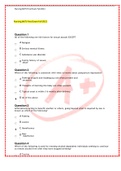 Nursing 6675 Final Exam Fall 2021