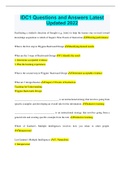 IDC1 Questions and Answers Latest  Updated 2022