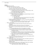HUN1201 Lecture Notes (Units 1-3)