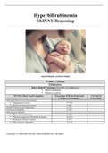 Hyperbilirubinemia SKINNY Reasoning Sarah Daniels, newborn infant