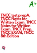 TNCC test prepA&comma; TNCC Notes for Written Exam&comma; TNCC Notes for Written Exam&comma; TNCC Prep&comma; TNCC EXAM&comma; TNCC 8th Edition