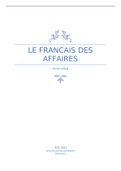 Samenvatting La grammaire du francais, ISBN: 9788415640165  le Français des finances et assurances