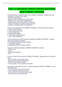 SAFE 5&period;0 ADVANCED SCRUM MASTER QUESTIONS WITH CORRECT ANSWERS