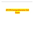ATI PN Comprehensive Exit  Exam