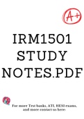 IRM1501 STUDY NOTES&period;pdf