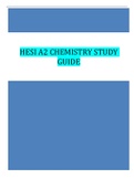 HESI A2 CHEMISTRY STUDY  GUIDE