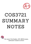 COS3721 - Notes (Summary).pdf