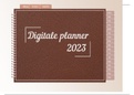 Digitale planner 2023 met links voor ipad of tablet