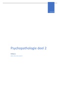 samenvatting pathologie en psychiatrie kinderen en jongeren, deel 2 volledig