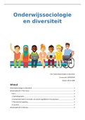 Eindverslag van 'onderwijssociologie en diversiteit' - Lerarenopleiding Hogeschool Rotterdam