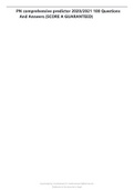 PN comprehensive predictor 2020&sol;2021 180 Questions And Answers&period;&lpar;SCORE A GUARANTEED&rpar;