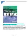 PHARMACOLOGY 9TH EDITION MCCUISTION TEST BANK &lpar;completed all chapters&rpar;&period;