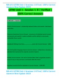 NR 601 LETRS Unit 1 Sessions 1-8 Test &vert; 100&percnt; Correct Answers New Update 2023