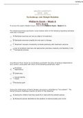 NRNP &ndash; 6645 Psychotherapy with Multiple Modalities Midterm Exam - Week 6