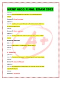 NRNP 6635&colon; NRNP-6635&colon; Psychopathology Midterm Exam 2021-2022 &vert; Mid Term 2021 &lpar;Latest Questions and Answers All Correct Study Guide&comma; Download to Score&rpar; &vert; NRNP 6635 FINAL EXAM &vert; NRNP 6635 MID TERM 2021 &lpar;Latest Questions and Answers All Correct Study Guide&comma;