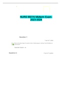 NURS 6501N Midterm Exam-2023-2024