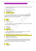 NUR 2115 &sol; NUR 211 Exam 1 Fundamentals of Nursing&colon; Questions & Answers&colon; Guaranteed A&plus;  Score