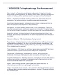 WGU D236 Pathophysiology  Pre-Assessment &lpar;Latest 2023&sol;2024&rpar; Complete Solutions 