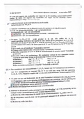 Algemene Concepten: Chemie - proefexamen 2007