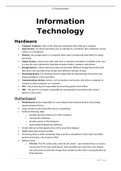 Summary of CAPS Information Technology Theory eBook Grade 11