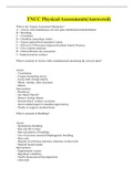 TNCC Physical Assessments&lpar;Answered&rpar;