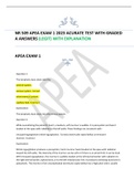 NR 509 EXAM 1 2023 ACURATE TEST WITH GRADED A ANSWERS (LEGIT) WITH EXPLANATION