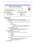 Samenvatting Cardiorespiratoire kinesitherapie 1 (2022-2023)