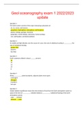 Geol oceanography exam 1 2022&sol;2023 update