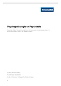 Psychopathologie en psychiatrie 