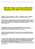 CON 200 - Mods 1 & 2 Exam &lpar;DAU&rpar; 2023 Questions with 100&percnt; Correct Answers