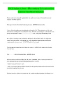 FTCE Subject Area - Elementary Education K-6  Science Test With Solution