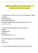 USNSCC Petty Officer 3rd Class Exam Practice 2023 Questions with 100&percnt; Correct Answers