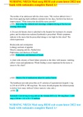 NURSING NR324 Med surg HESI exit exam latest 2022 test bank with rationales complete Rated A&plus; 