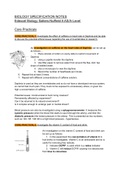 Edexcel Biology A (Salters-Nuffield): Core Practicals summary