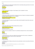 WGU C211 OA Global Economics Exam &lpar;2022&sol;2023&rpar; &lpar;Verified Answers&rpar;