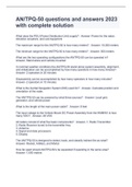 AN&sol;TPQ-50 questions and answers 2023 with complete solution