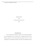 HCA 545 Week 8 Assignment&comma; Addressing Diversity