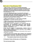 Derivative Classification 2022