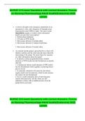 NURSE 315 exam Questions with correct Answers  Forcus on Nursing Pharmacology-Adult health&lpar;Endocrine&rpar; 2022 update