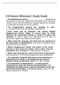 US_History_Milestone study guide