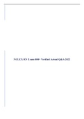 NCLEX RN Exam 800+ Verified Actual Q&A 2023