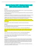  Ahip test Review UNIT 1-Medicare Basics -with 100&percnt; verified solutions-2023-2024